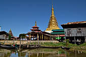 Inle Lake Myanmar. The Alodaw Pauk Pagoda, Nampan.